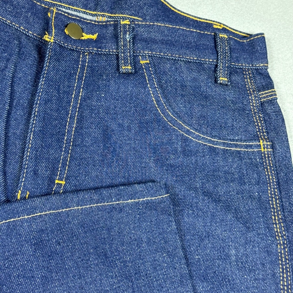 Bulwark FR Flame Resistant Denim Work Pants Dark Wash Indigo Blue Mens 32x32